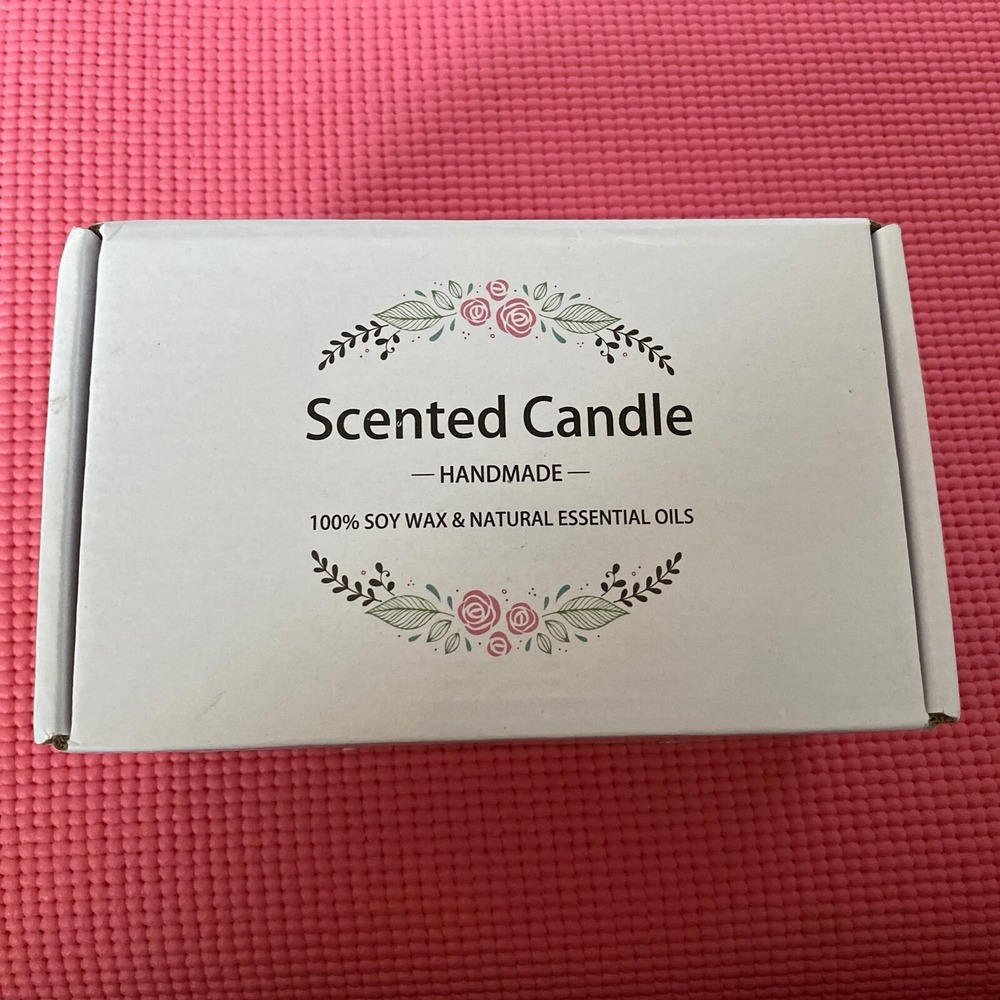 Handmade Scented Candles 100% Soy Wax & Natural Essential‎ Oils 2 Pack - Love